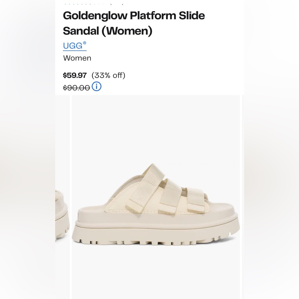 UGG Goldenglow Platform Slide - 9